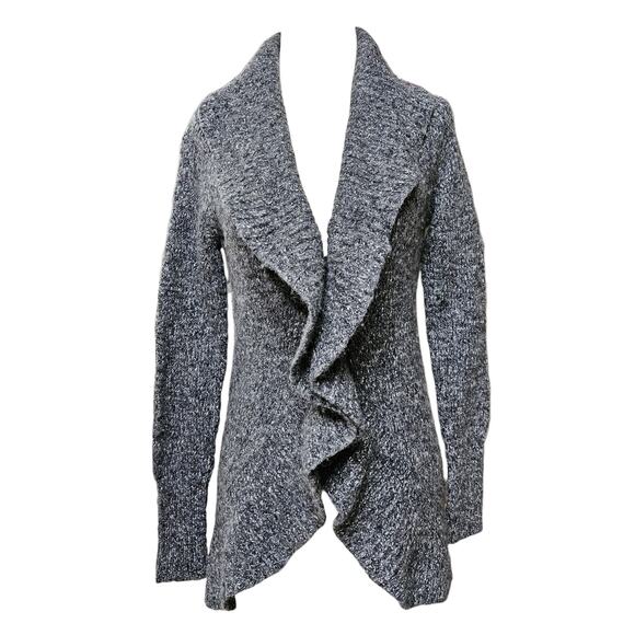 Banana Republic Sweaters - Y2k Knit Cardigan Sweater Ruffle Minimalist Office Siren Banana Republic- Small
